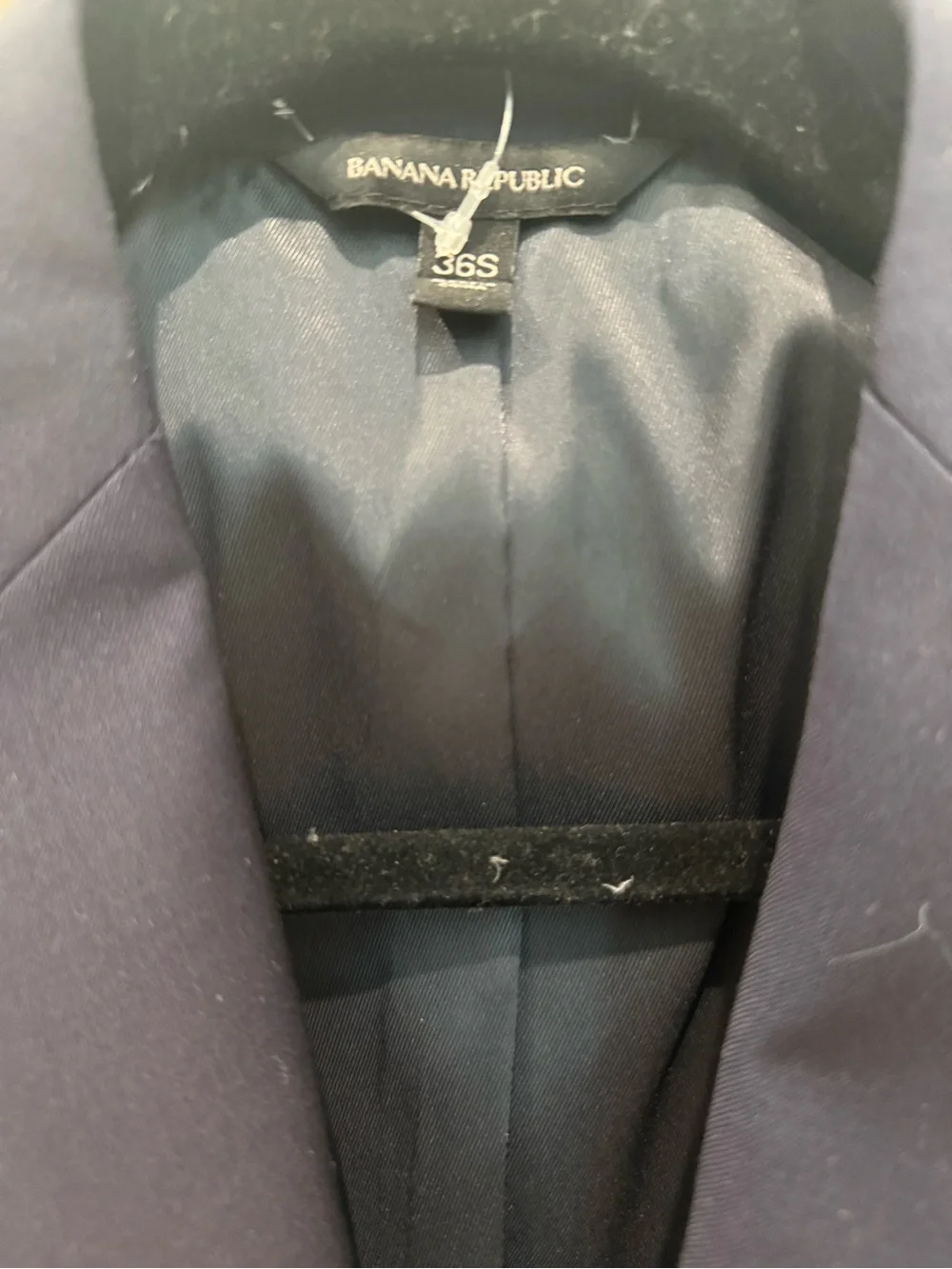 Banana Republic Marzotto Tessuto Suit Navy Blue NEW